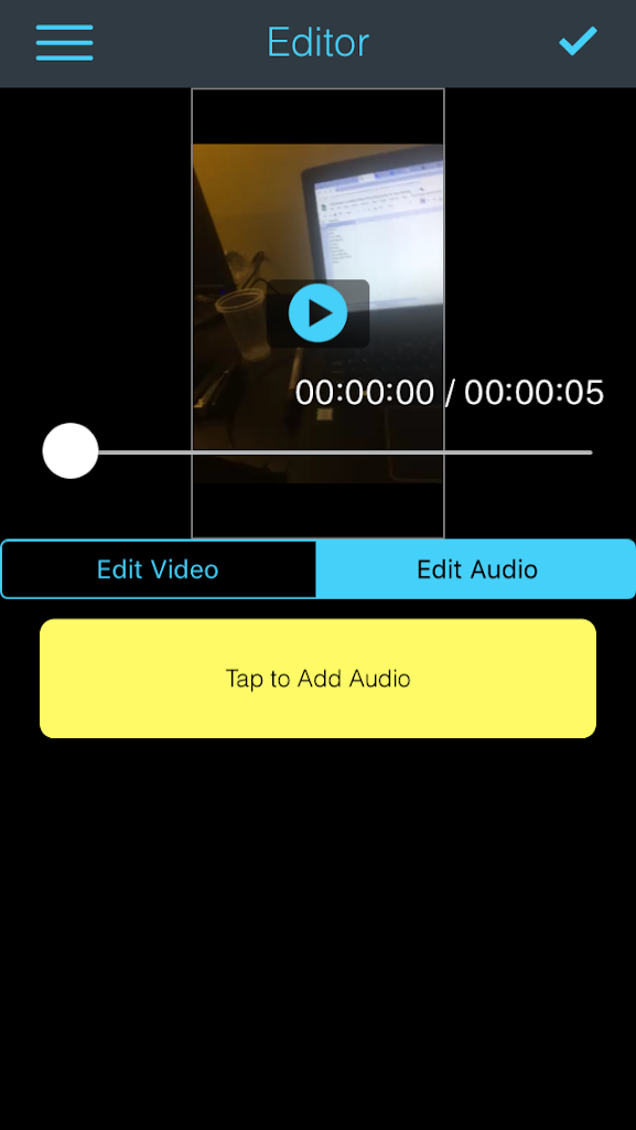 Audio Editing – Add music to video app for iPhone/iPad