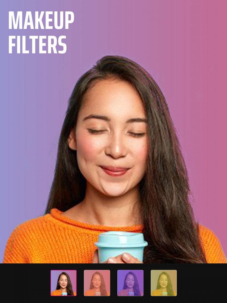 Photo filters with Selfie Editor app